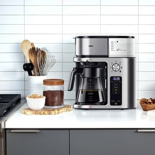 Braun MultiServe Stainless Steel Drip Coffee Maker, Cold Brew