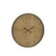 preview thumbnail 2 of 2, Brown Wood Natural Wall Clock, 32 x 32 x 2 - 32 x 2 x 32