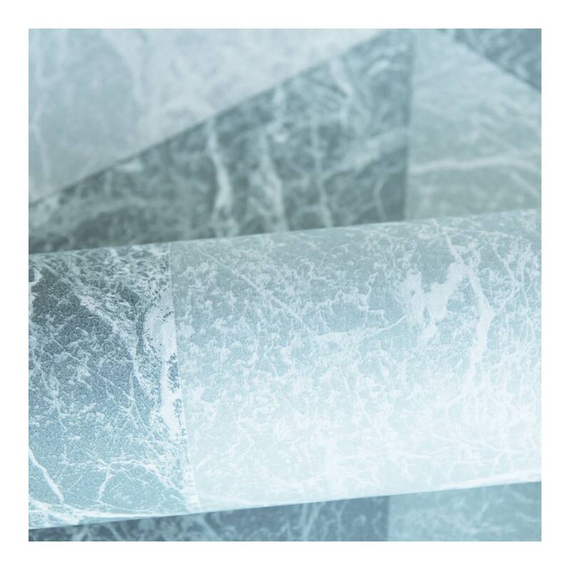 Origin Rizzo Light Blue Geometric Stone Wallpaper - 20.5 x 396 x 0.025