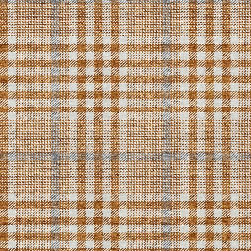 HomeRoots Plaid Transitional Rectangle Outdoor Rug