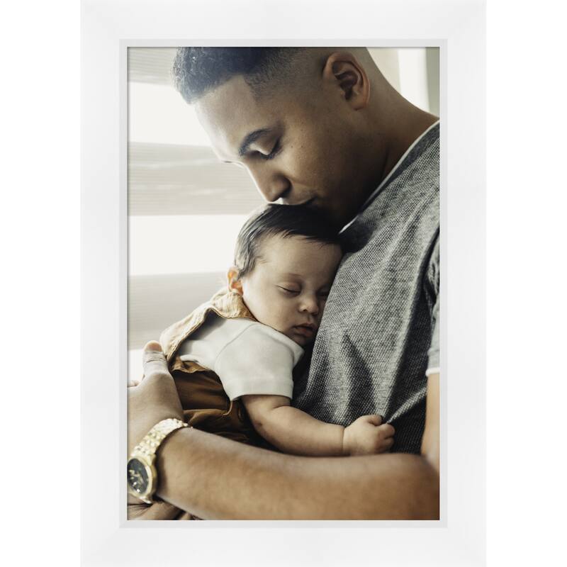 Sloped Picture Frame, Photo Frame - 20x30 - Sloped White