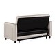 preview thumbnail 13 of 11, 57" Upholstered Sleeper Sofa 2 Seat Sofabed with 2 Pillow Pull-Out Sleeper