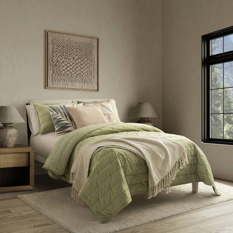 Indigo Road by Egypt Sherrod Malone Luxe Channeled Velvet 3-Piece Quilt Set
