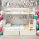 preview thumbnail 18 of 63, Twin over Twin House Bunk Bed With Shelves And Drawers