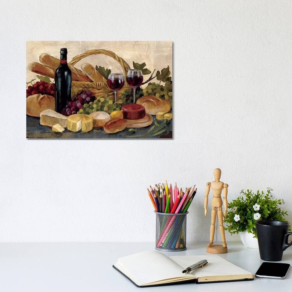 iCanvas "Tuscan Evening Wine " by Silvia Vassileva Canvas Print