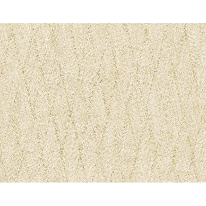 Seabrook Designs Sun Woven Embossed Vinyl Unpasted Wallpaper - 27 in W x 27 ft. L - Parchment