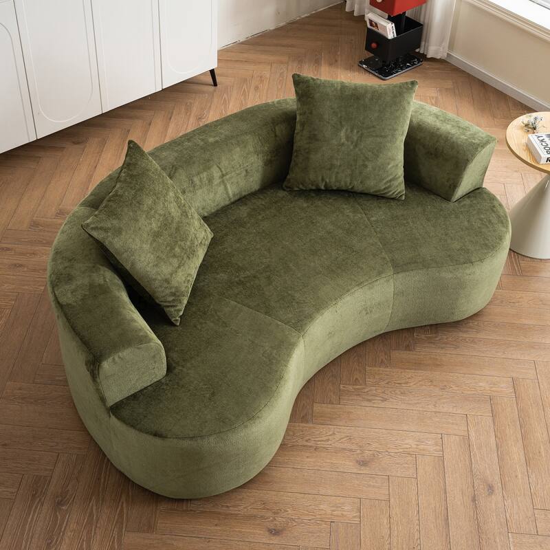 Modern Moon-Shaped Sofa with Advanced Features for Ultimate Comfort