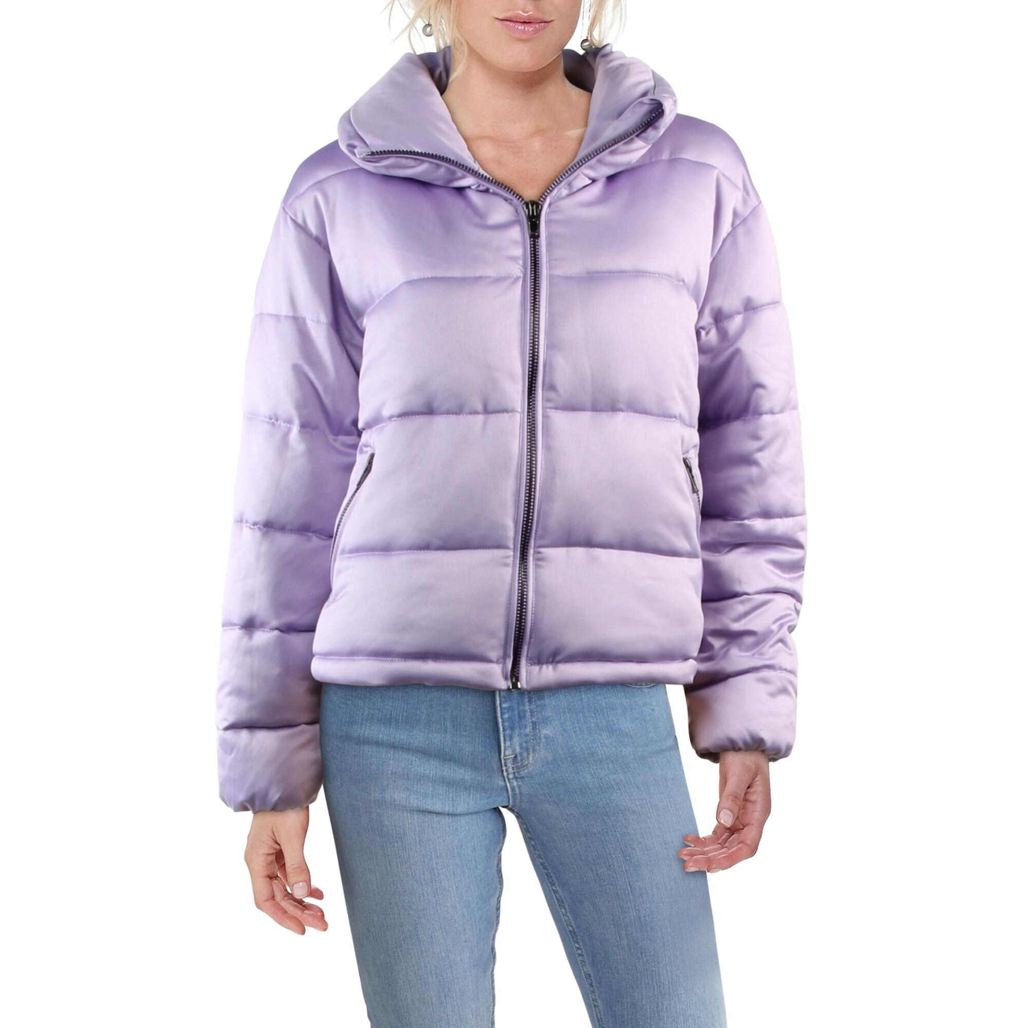 lilac puffer jacket