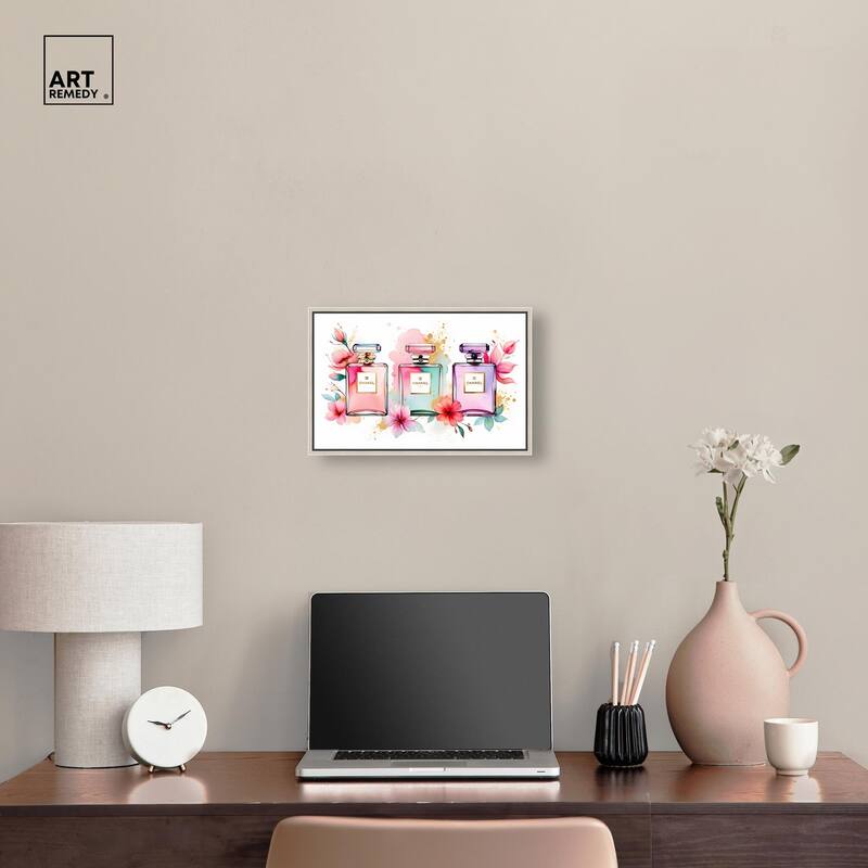 Trio of Fragrance Canvas by Art Remedy
