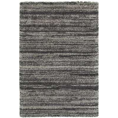 Style Haven Mendoza Shadow Stripes Shag Rug