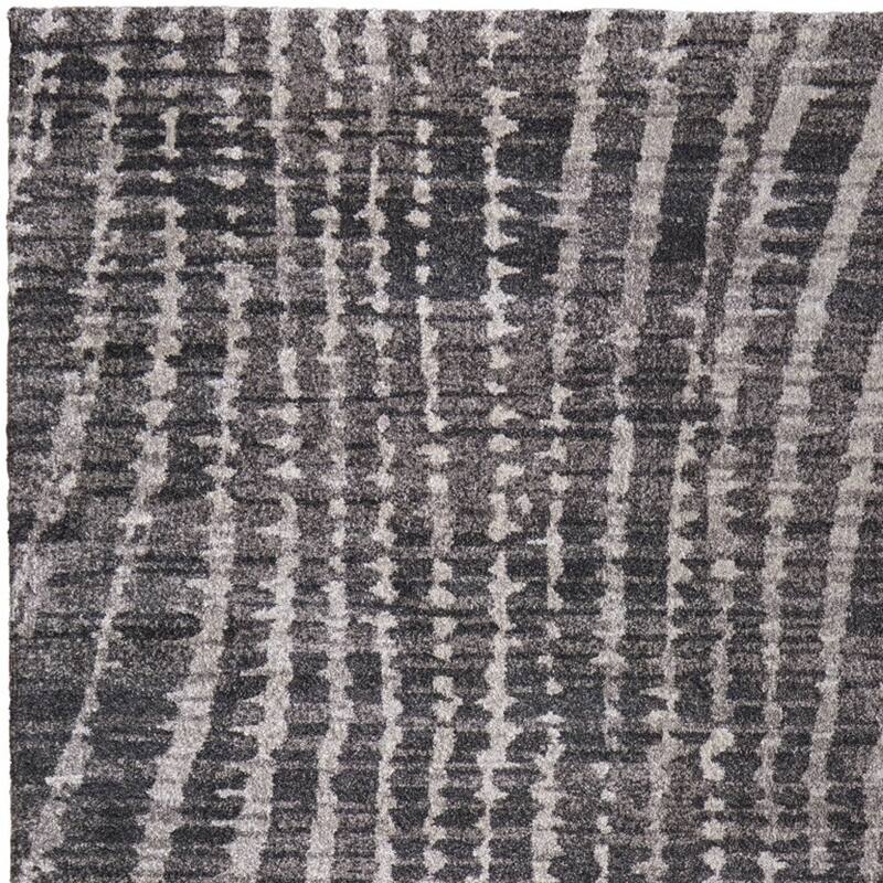 HomeRoots Abstract Industrial Rectangle Area Rug