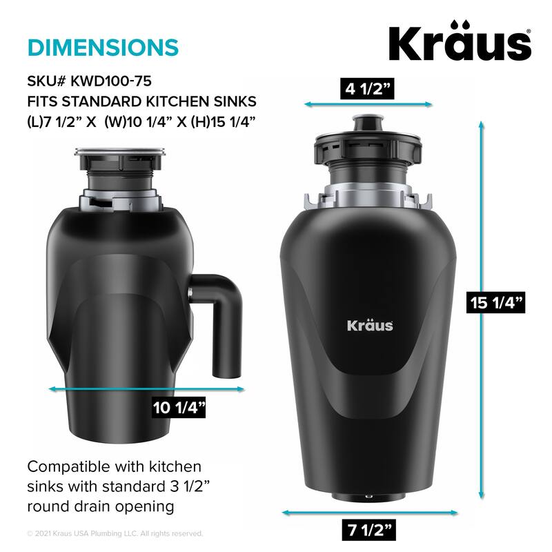 KRAUS Standart PRO Stainless Steel 33 in 50/50 Undermount Kitchen Sink