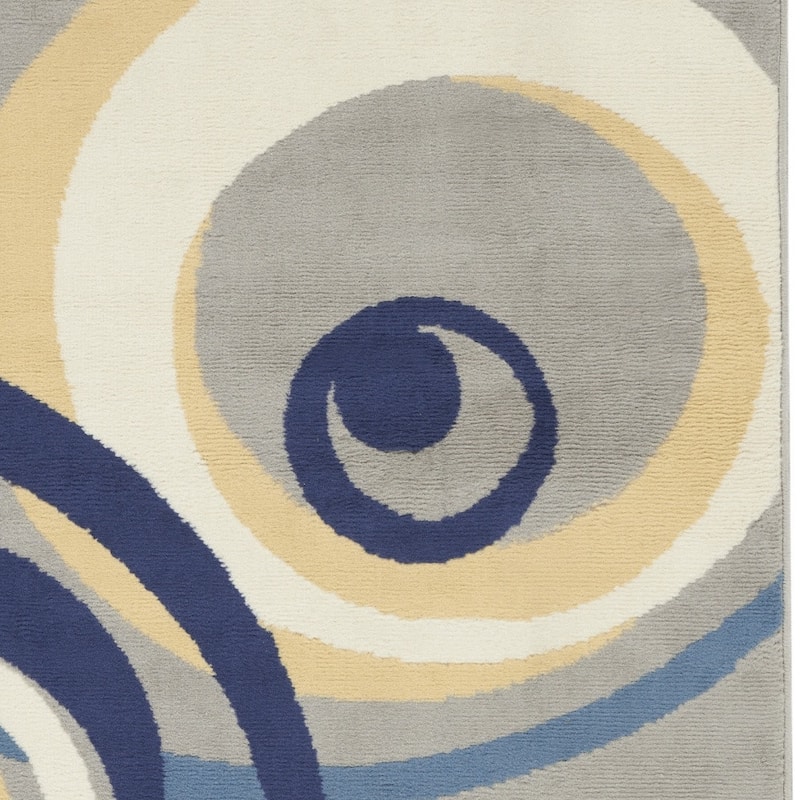 Liwas Power Loomed Geometric Modern Area Rug By HomeRoots