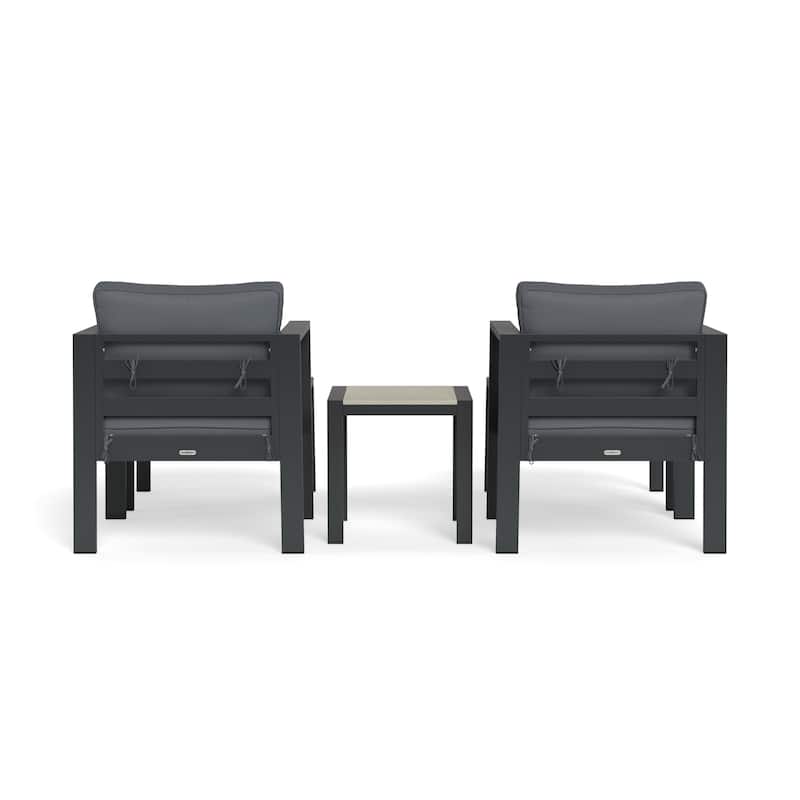 Lakeview Aluminum Outdoor Bistro Seating Set (5-Piece)
