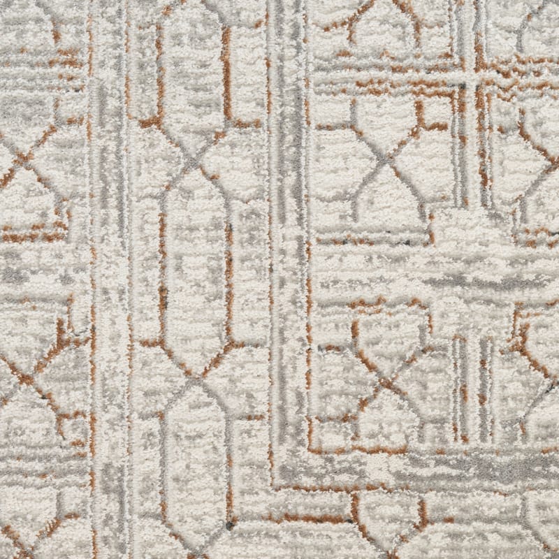 Nourison Desire Indoor Beige Geometric Area Rug