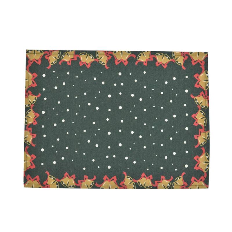 HOMESMART Floral PatternPolyester, Cotton and Rayon Set of 4 Placemat