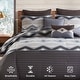 preview thumbnail 12 of 12, Woolrich Bitter Creek Grey/ Brown Oversized Comforter Set