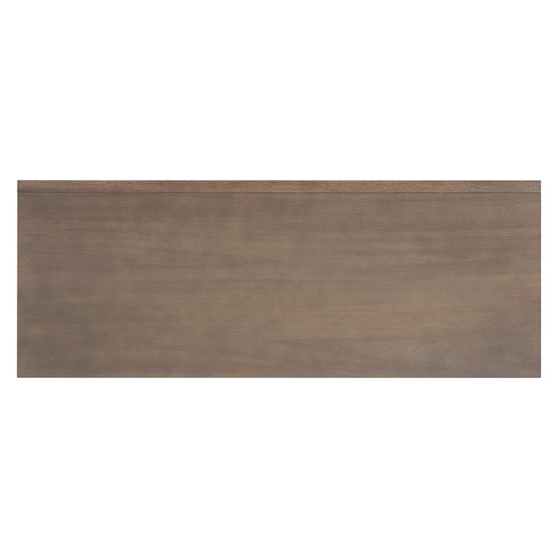 Farmhouse Sideboard Cabinet, Stylish Pine Veneer Design with Double Doors and Adjustable Feet for Storage