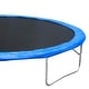 preview thumbnail 12 of 15, Trampoline for Adults & Kids with Basketball Hoop, Outdoor Trampolines w/Ladder & Safety Enclosure Net for Kids & adults