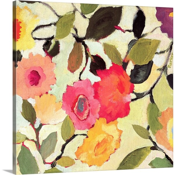 "Wild Roses" Canvas Wall Art