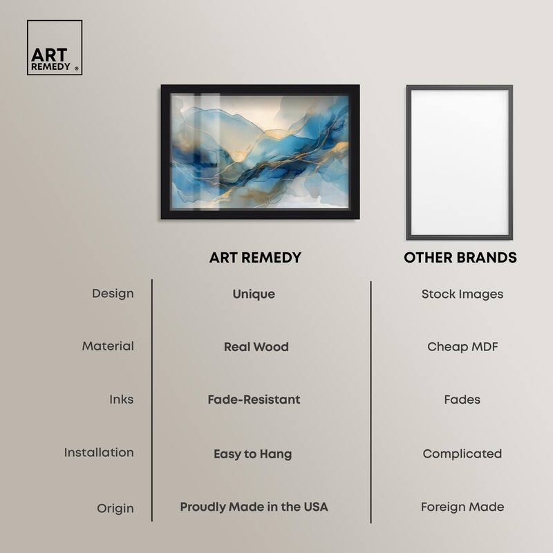 Postmodern Flow II Shadowbox by Art Remedy