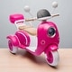preview thumbnail 3 of 9, 12V 2-Seater Kids Ride-On Motorcycle with USB, Bluetooth, LED Lights, Flip Backseat, Storage Box for Boys Girls Ages 3-6