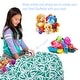 preview thumbnail 108 of 187, Kids Bean Bag Chair Cover Stuffed Animal Storage or Toy Organizer