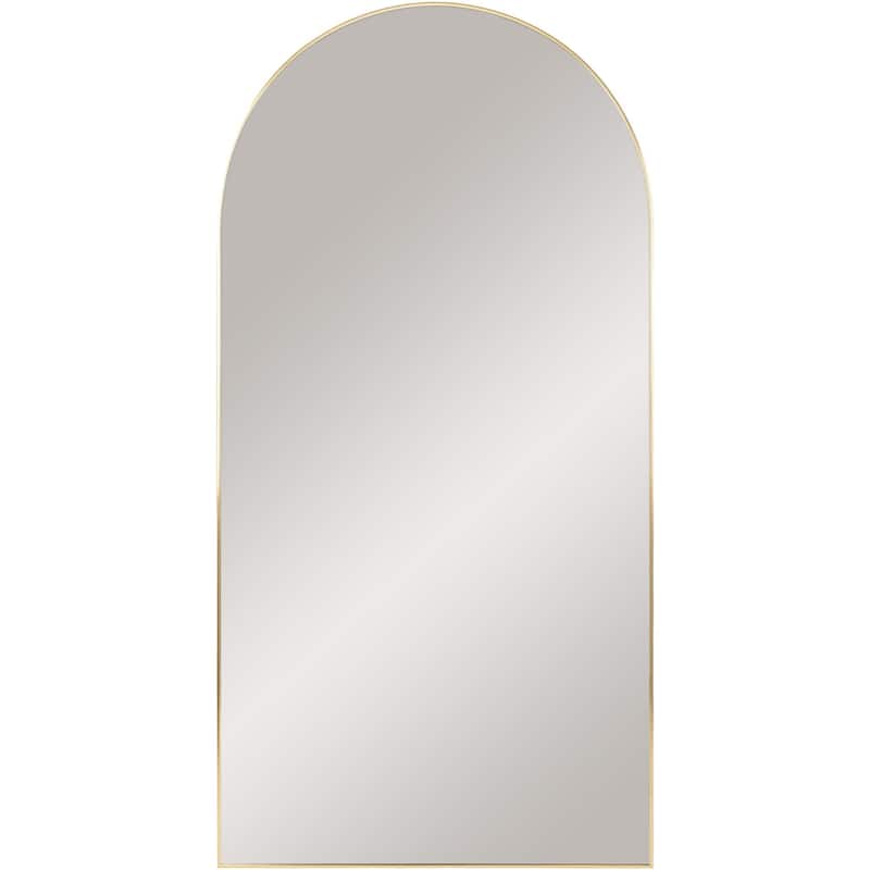Livabliss Aranya Modern & Contemporary Leaning Mirror - 72"H x 36"W - Gold