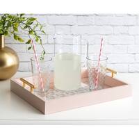 Kate and Laurel Caspen Rectangle Decorative Tray - 12.25x16.5