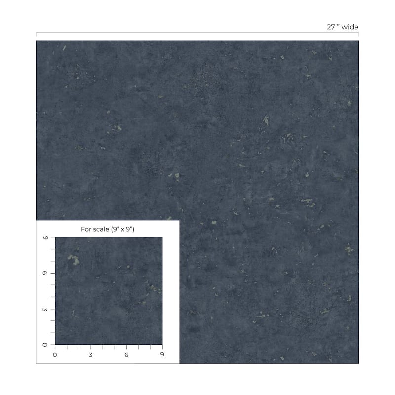 Seabrook Designs Cement Faux Embossed Vinyl Unpasted Wallpaper