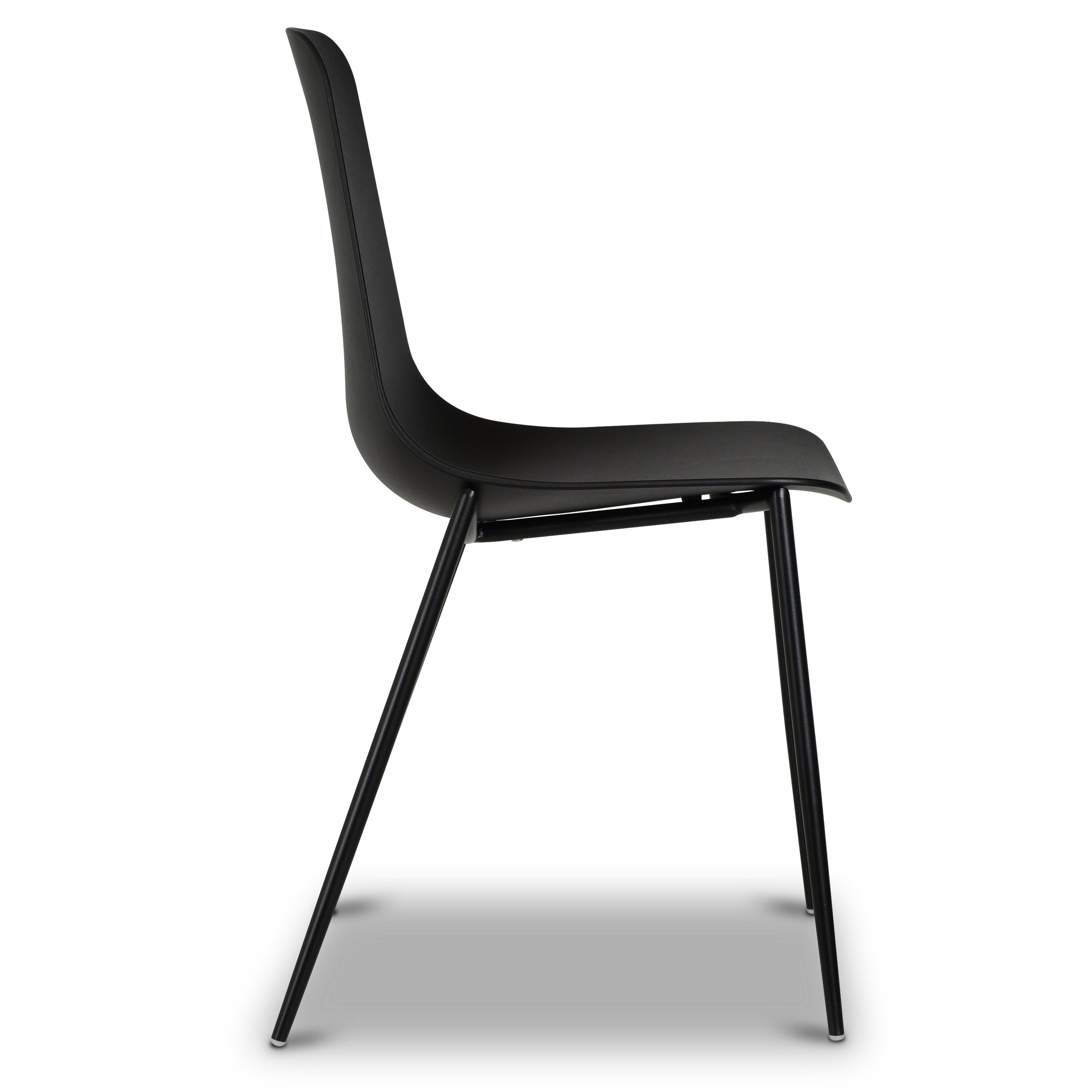 Svelti pure black dining chair shop