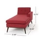 preview thumbnail 15 of 17, Stormi Tufted Chaise Lounge by Christopher Knight Home
