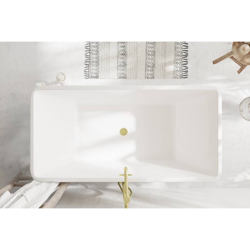 Thaddeus Bathtub in Glossy White