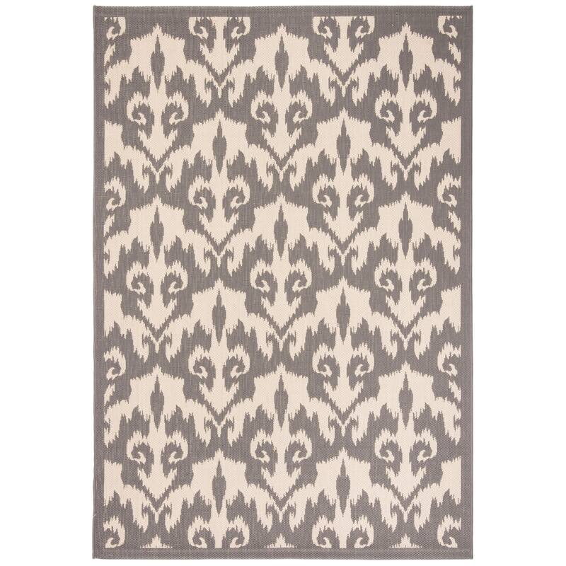SAFAVIEH Courtyard Telke Rug - 5'3" x 7'7" - Anthracite/Beige