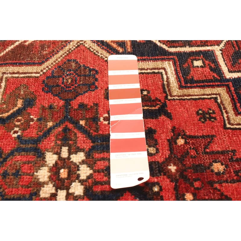 ECARPETGALLERY Hand-knotted Konya Anatolian Dark Red Wool Rug - 3'1 x 6'4