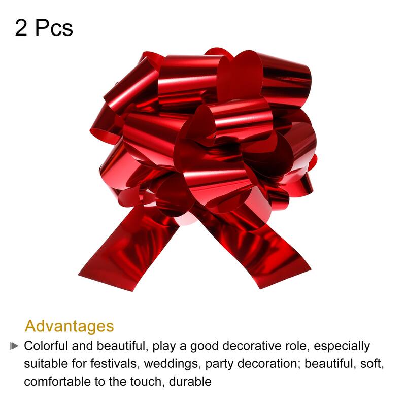 2pcs Extra Giant Large Pull Bow Christmas Car Gift Wrapping Bows