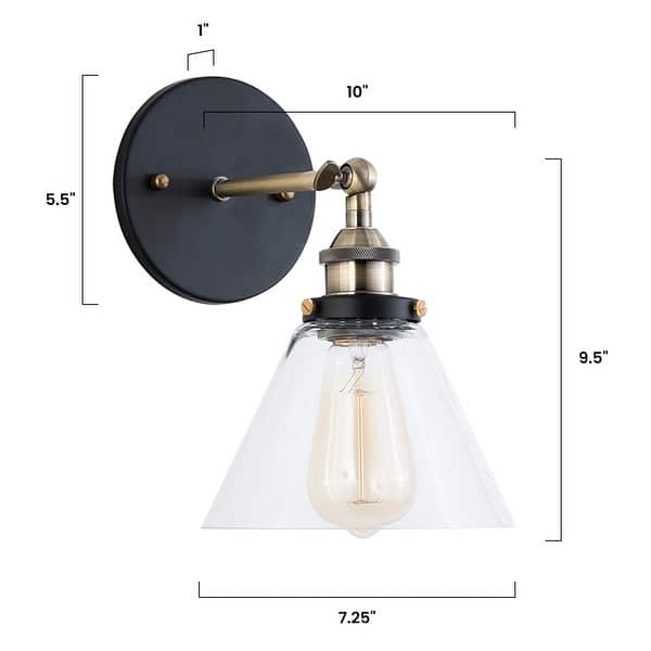 Light Society Cruz Iron/Aluminum Sconce