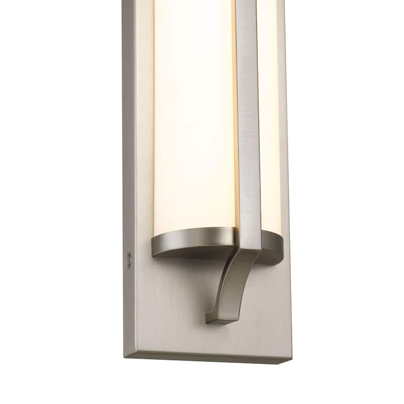 18-Inches Brushed Nickel Integrated LED Modern Contemporary Bathroom Vanity Light Bar - Brushed Nickel
