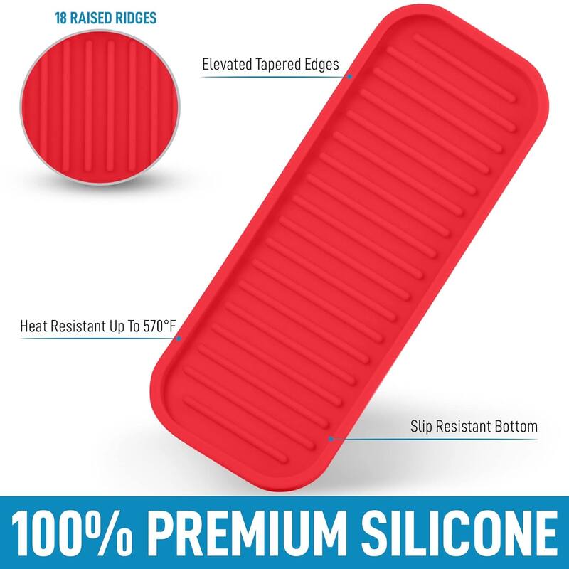 Zulay Kitchen Silicone Sponge Holder for Kitchen Sink
