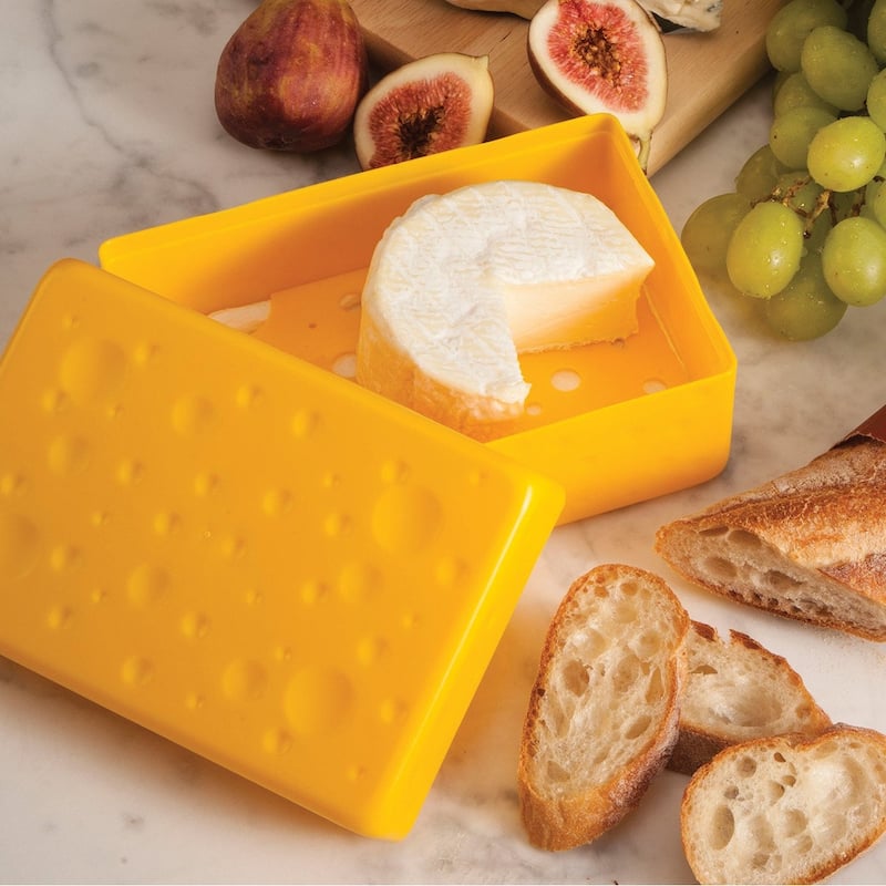 Hutzler Cheese Saver Storage Containers, Set of 2, Good for Soft or Hard Cheeses