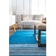 preview thumbnail 7 of 18, Nuloom Contemporary Flatweave Handmade Diamond Bands Solid Area Rug