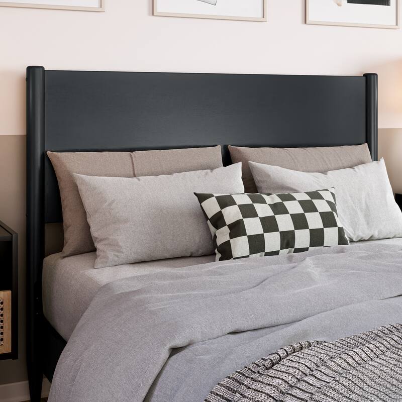 AFI Pasadena Panel Headboard - Black - Full