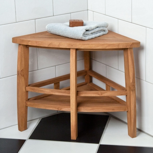 Signature hardware teak shower seat sale