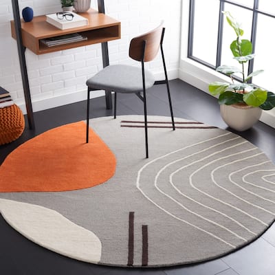 SAFAVIEH Handmade Rodeo Drive Vutka Mid-Century Modern Wool Rug