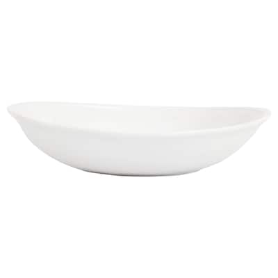 viva by VIETRI Aria White Oval Shallow Bowl