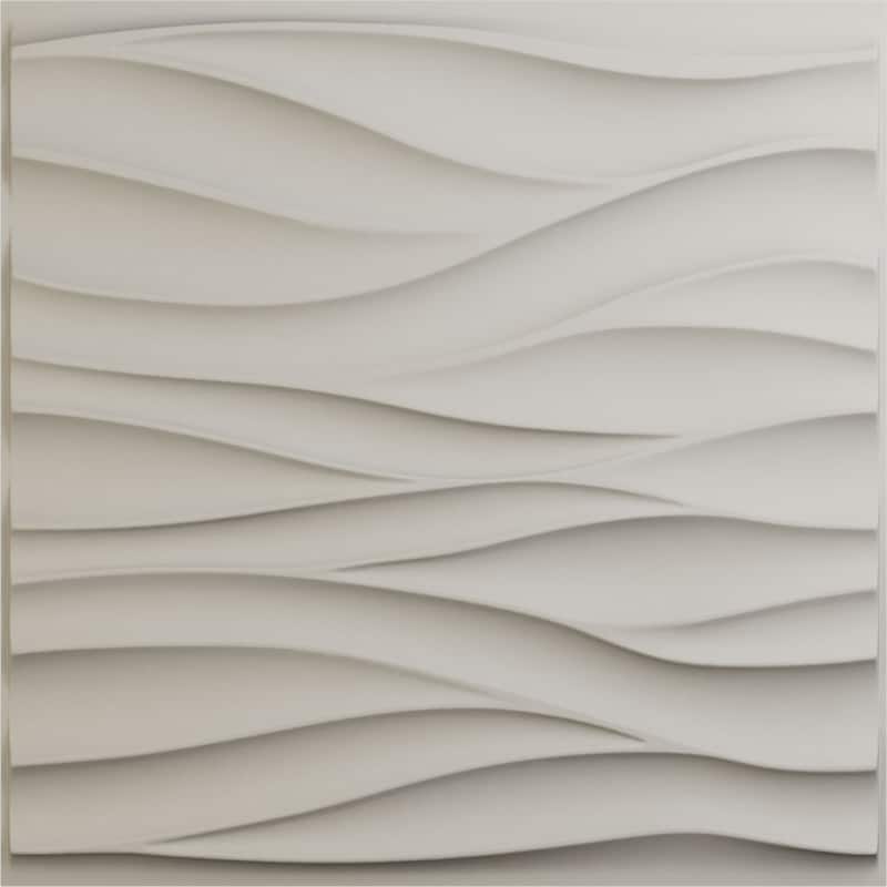 19 5/8"W x 19 5/8"H Ripple EnduraWall Decorative 3D Wall Panel