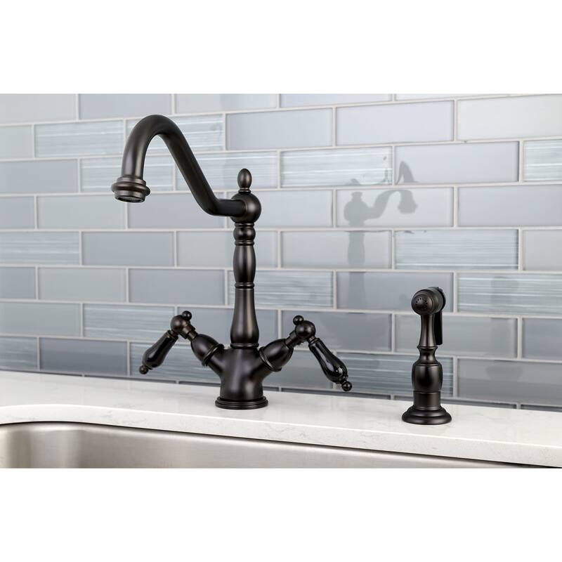 Kingston Brass Duchess 1.8 GPM Standard Kitchen Faucet - Includes Side