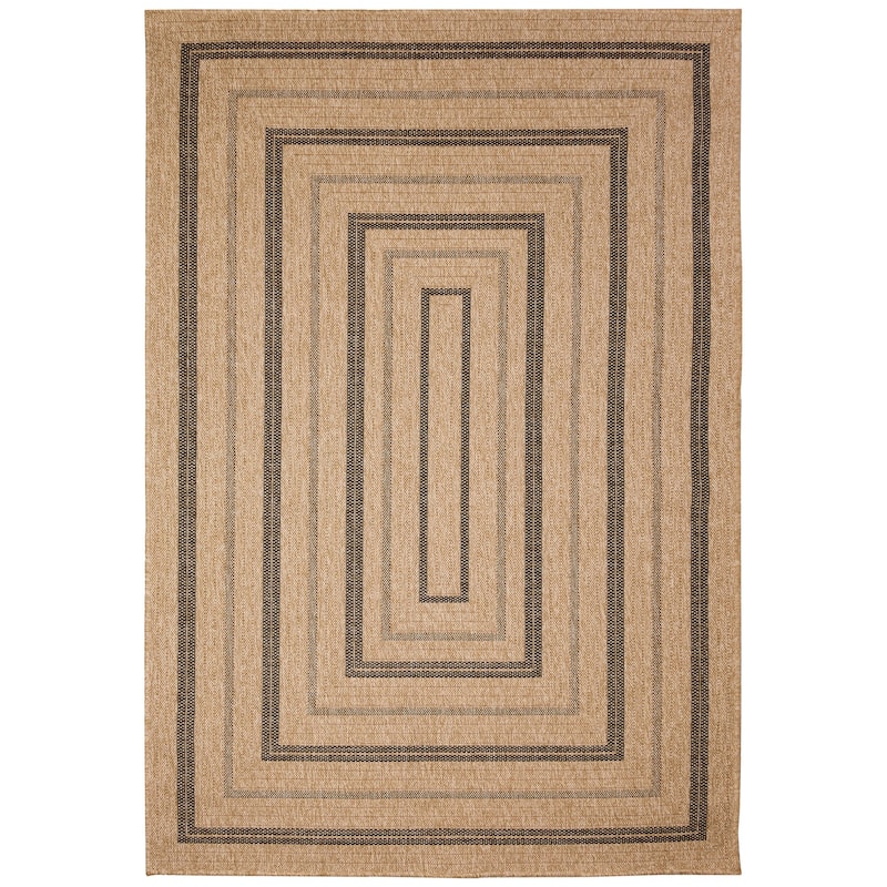 Liora Manne Sahara Multi Border Indoor/Outdoor Rug