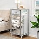 preview thumbnail 1 of 16, 5-Drawer Mirrored Accent Dressers Chest of Drawers