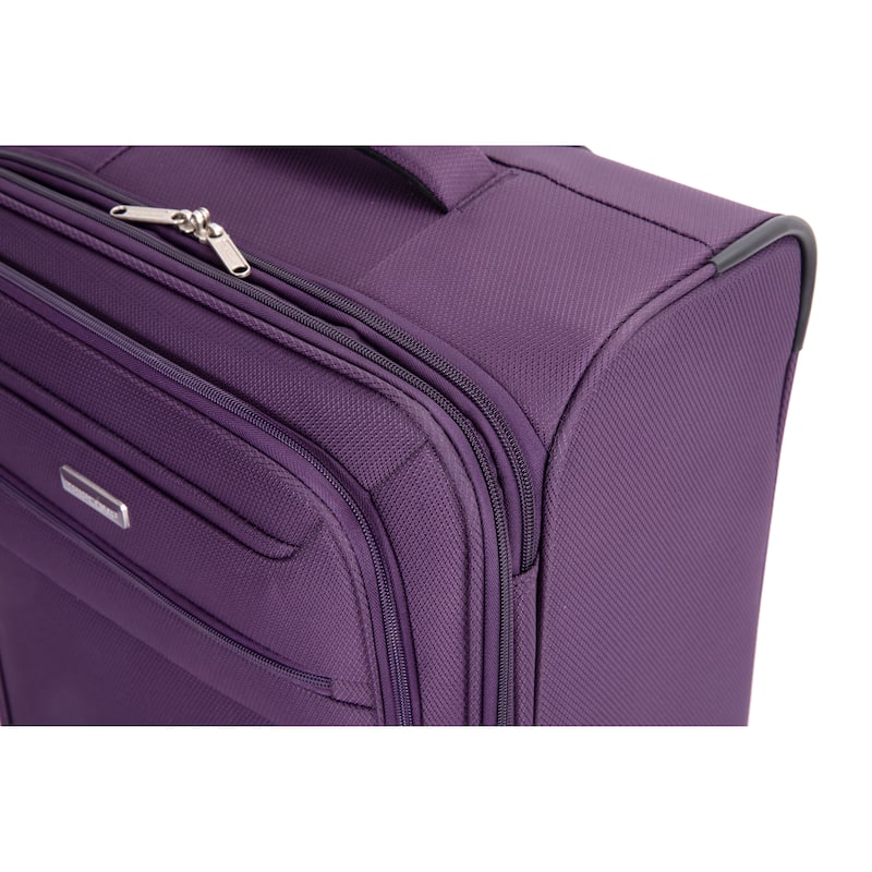 Carry On Luggage Sets 3 Piece, Softshell Lightweight Durable Suitcase with Spinner Wheels and Alloy Zipper, for Men Women